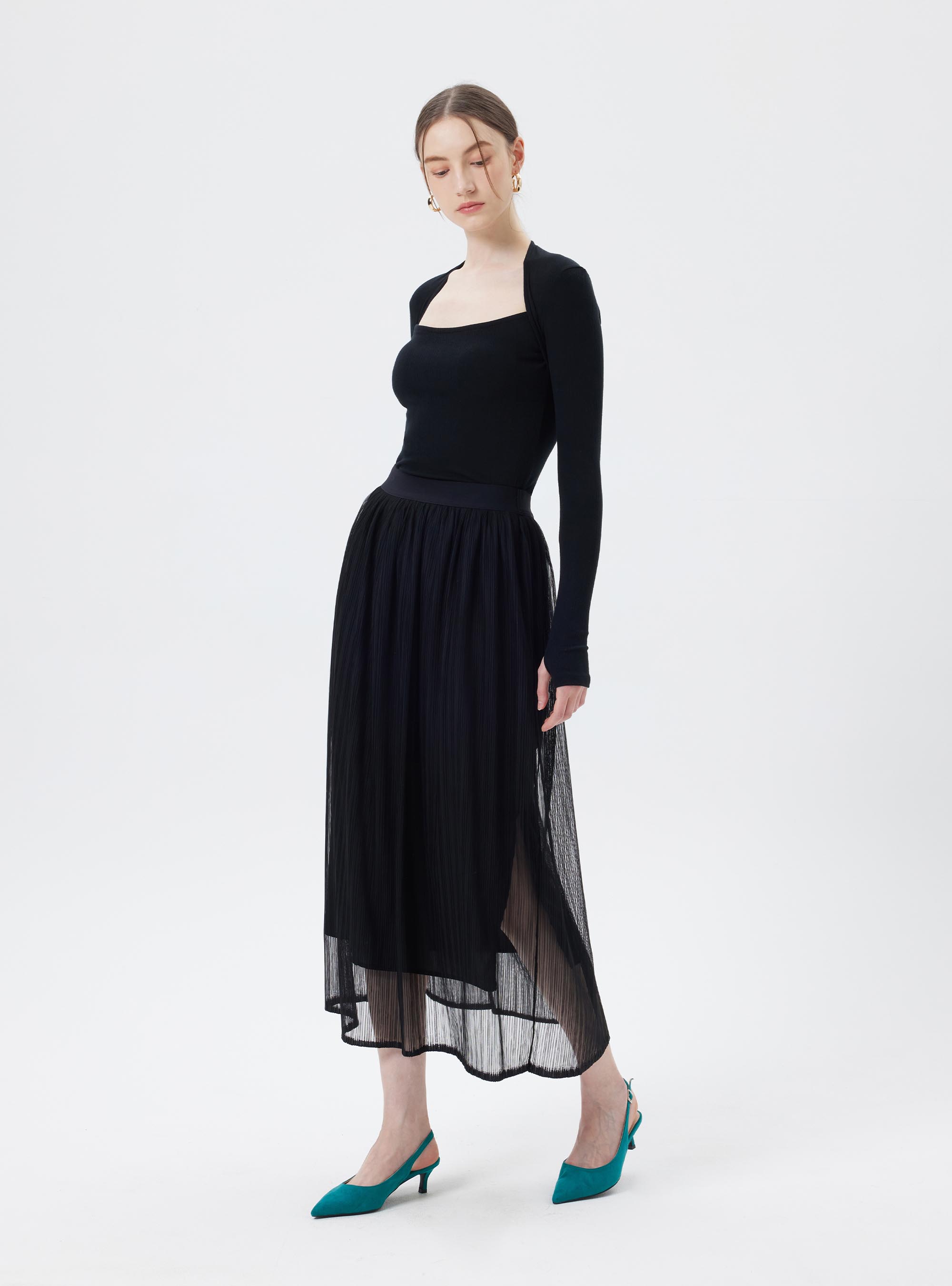 아르미아 플리츠 스커트  Armilla pleats skirt (1color)