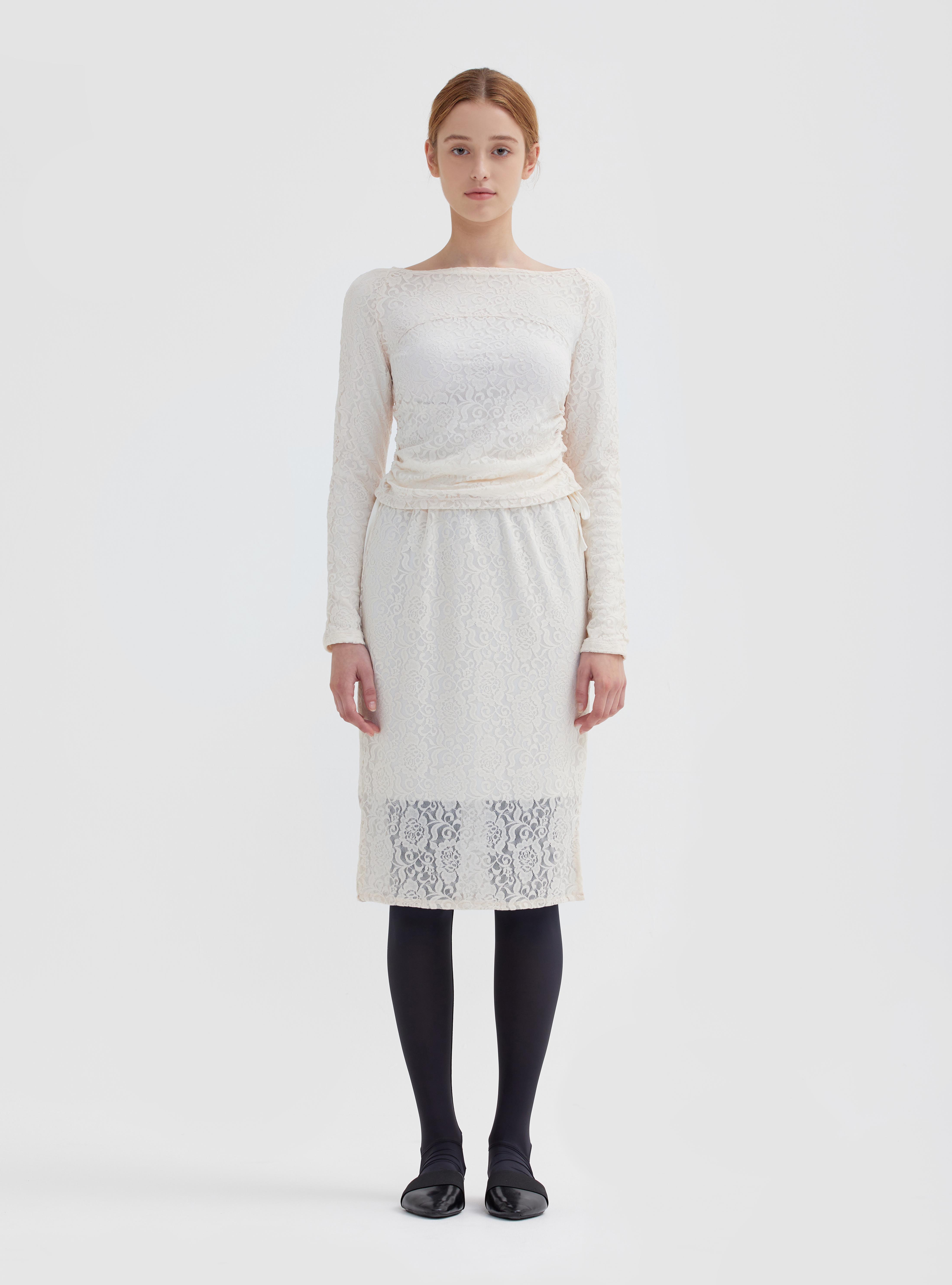 세실 미디스커트  Cècile midi skirt (1color)