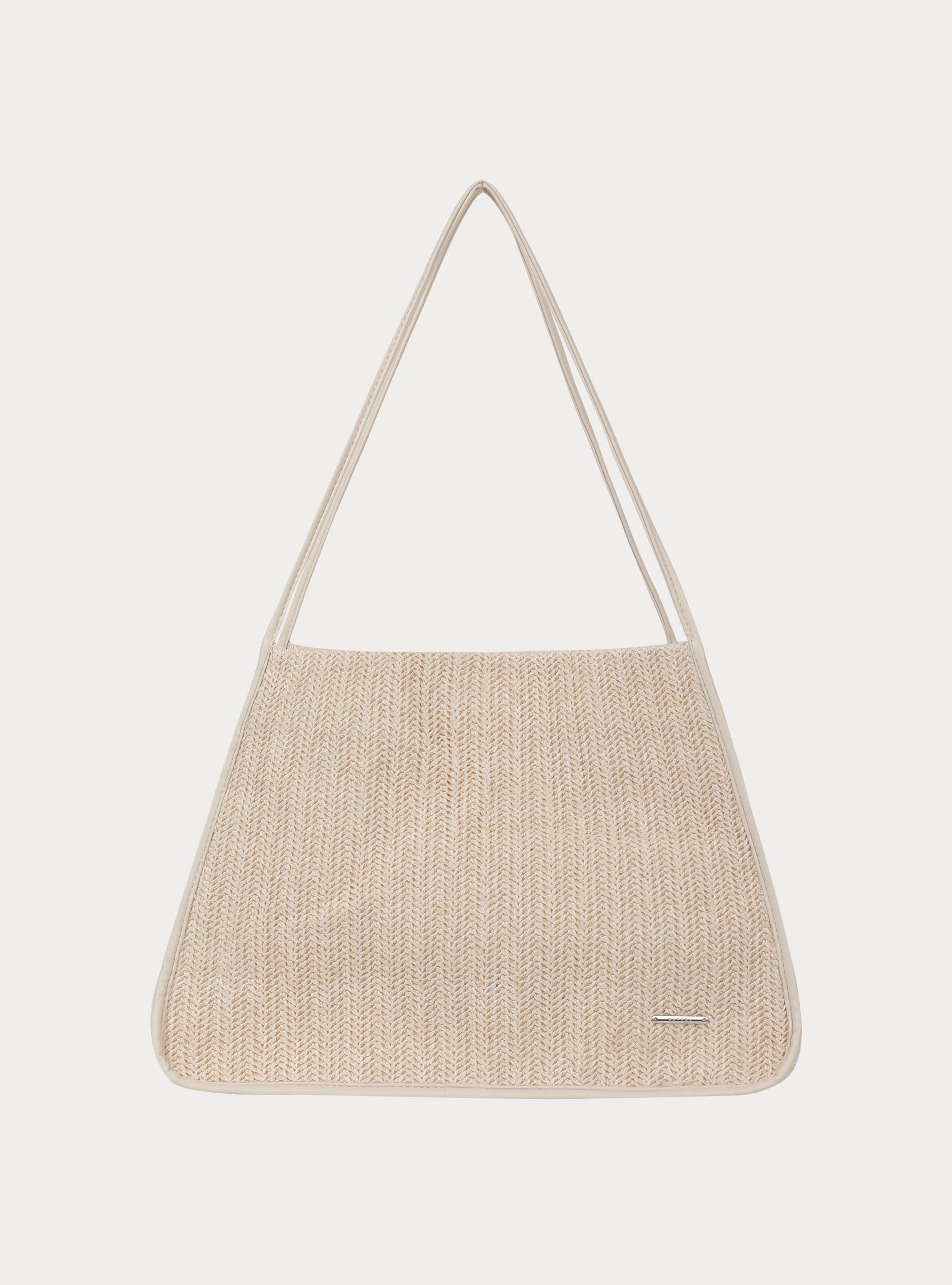 이그리트 라탄 토트백 크림  Ygritte rattan tote bag (1color)
